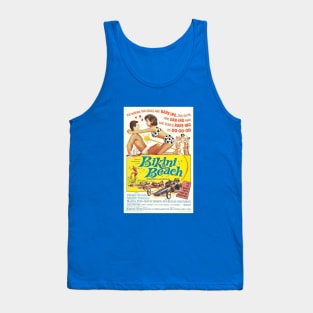 Vintage Movie - Bikini Beach Poster Tank Top